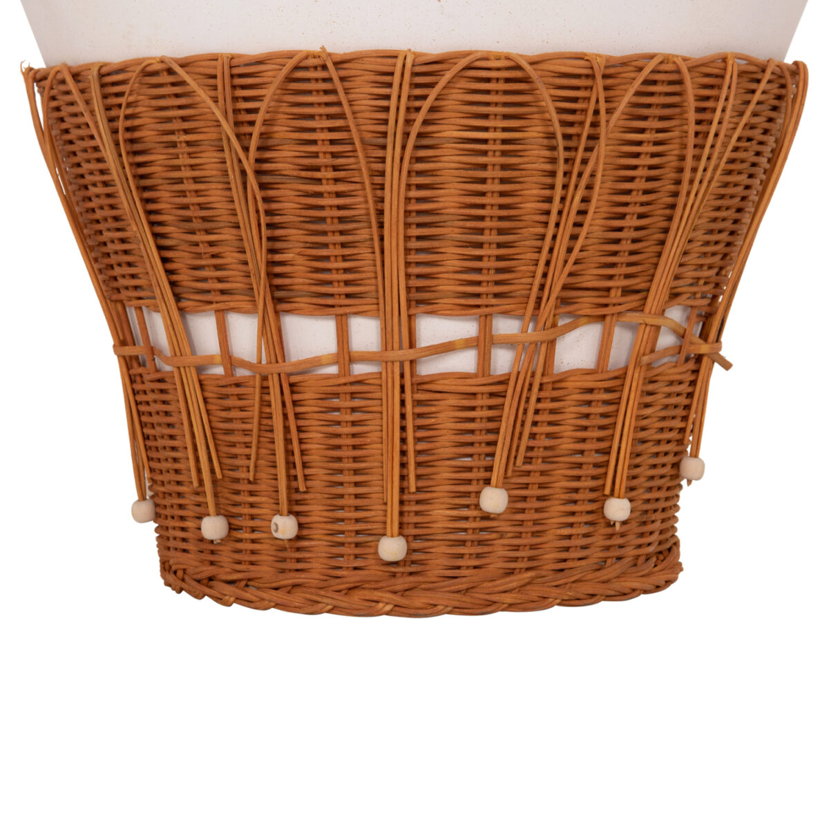 ΤΡΑΠΕΖΙ ΣΑΛΟΝΙΟΥ PERRAL HM18164.02L FIBER CEMENT ΛΕΥΚΟ-ΦΥΣΙΚΟ RATTAN--Φ55x45Υεκ - Image 6