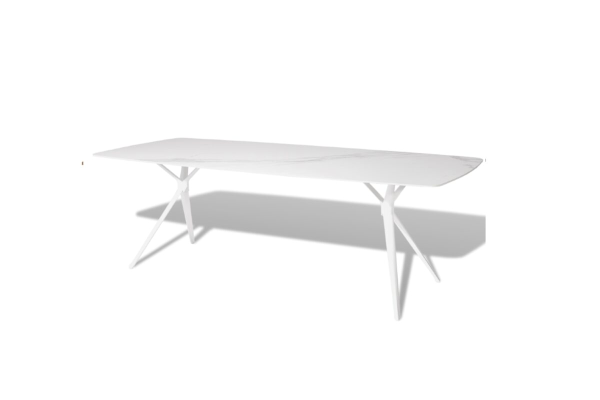 Bari/D7-White Dining Set - Image 2