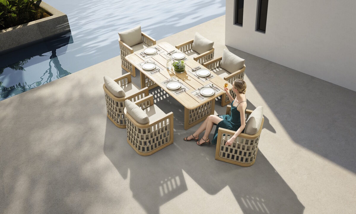 Riva/D7 Dining Set (206480) - Image 2