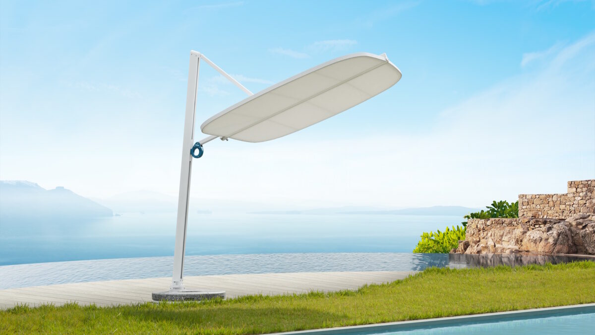 01-00-2994 Tekno/R Umbrella White (90040001-90040606) - Image 1