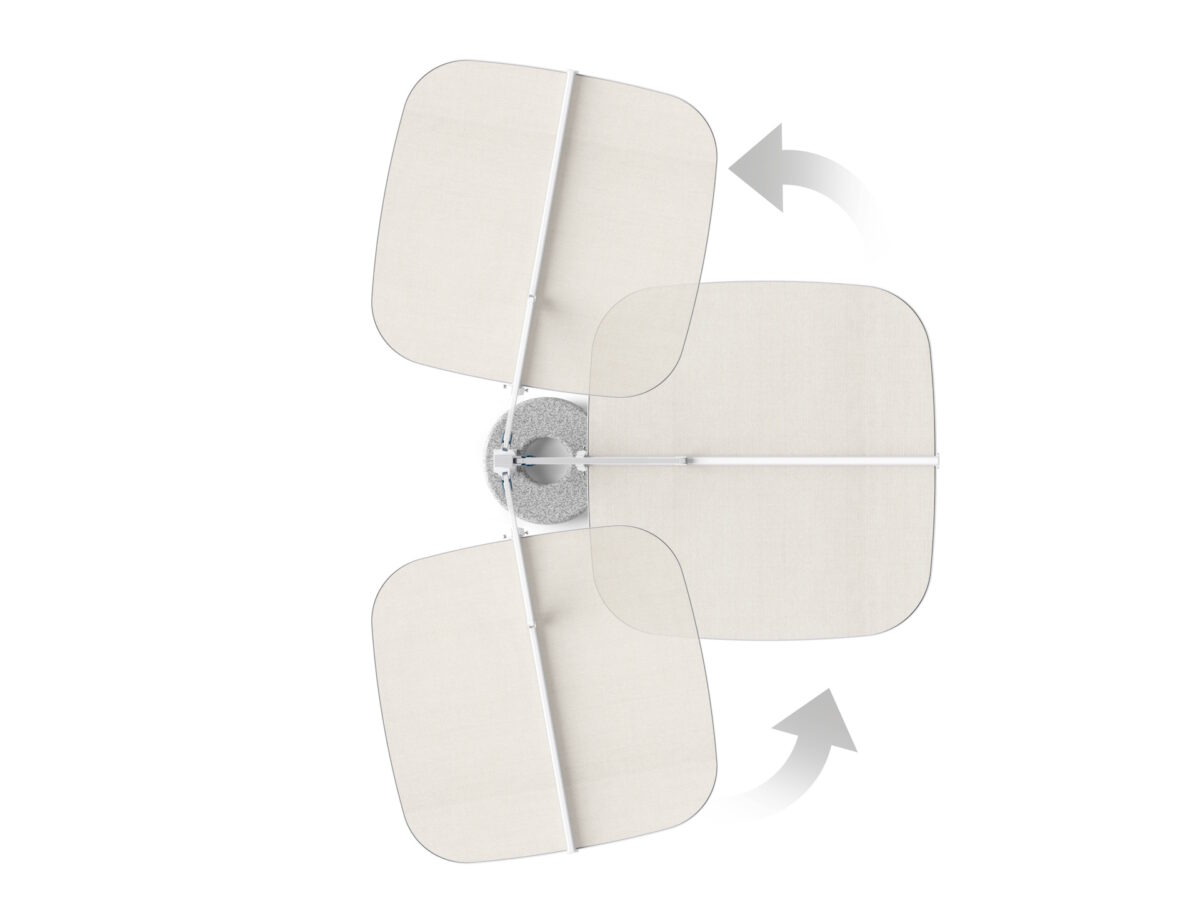 Tekno/R Umbrella White (90040001-90040606) - Image 5