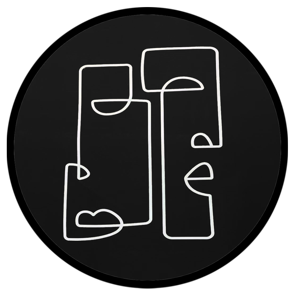 FACE ΔΙΣΚΟΣ ΔΙΑΚΟΣΜΗΣΗΣ 40x40x4cm MDF ΜΑΥΡΟ ΛΕΥΚΟ