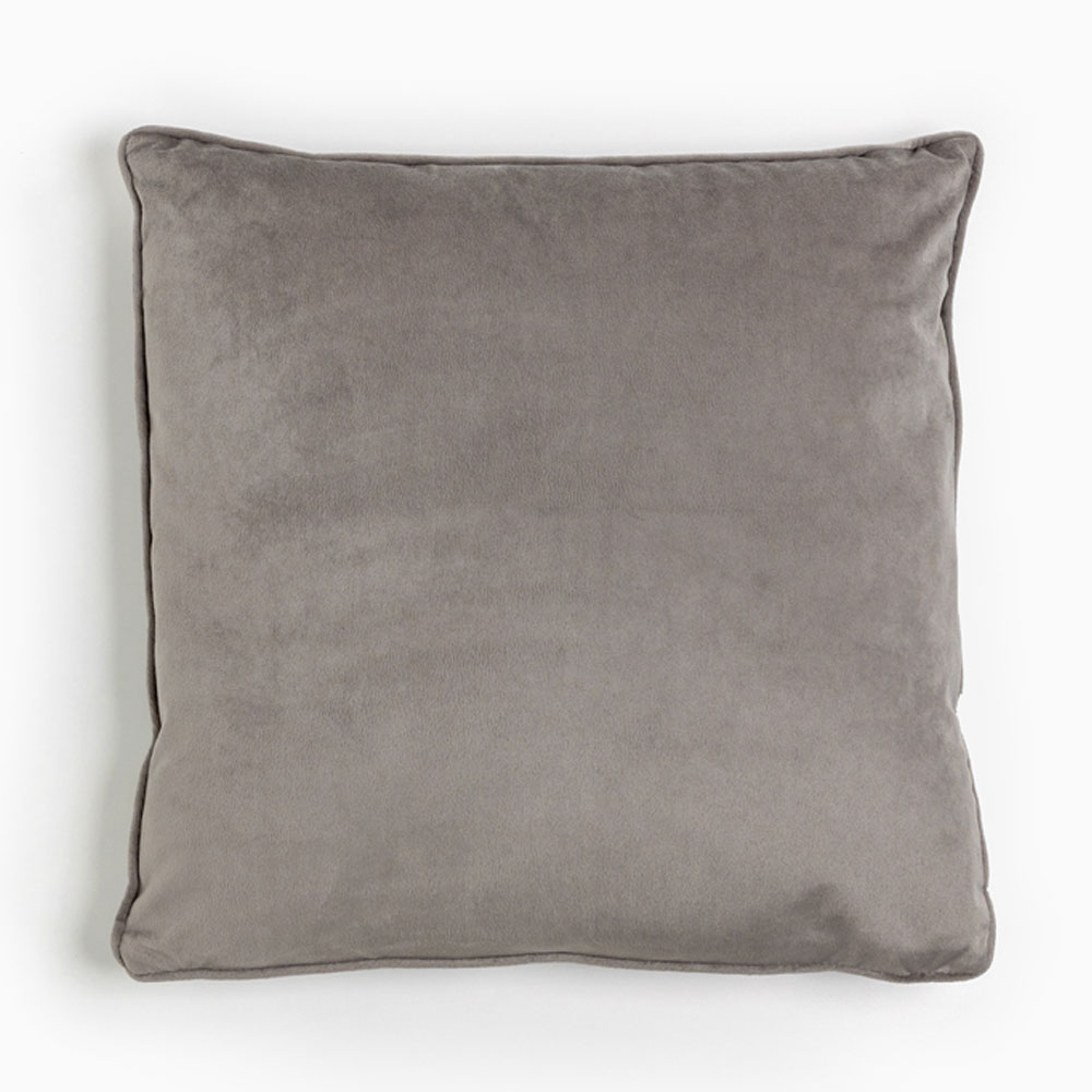 SIMPLY FRANCO ΔΙΑΚΟΣΜΗΤΙΚΟ ΜΑΞΙΛΑΡΙ 45x45cm ΒΕΛΟΥΔΟ ΓΚΡΙ