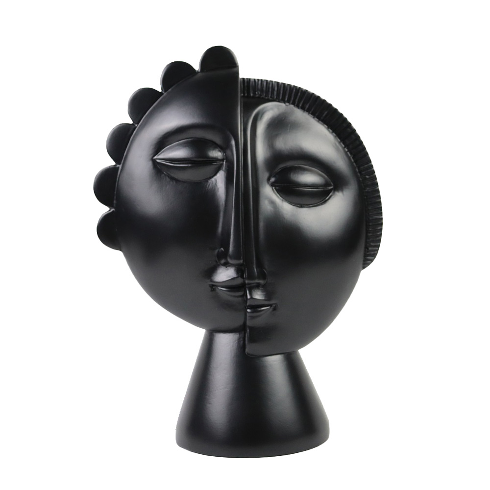 LOKI ΔΙΑΚΟΣΜΗΤΙΚΟ ΠΡΟΣΩΠΟ 18x9x25cm POLYRESIN ΜΑΥΡΟ