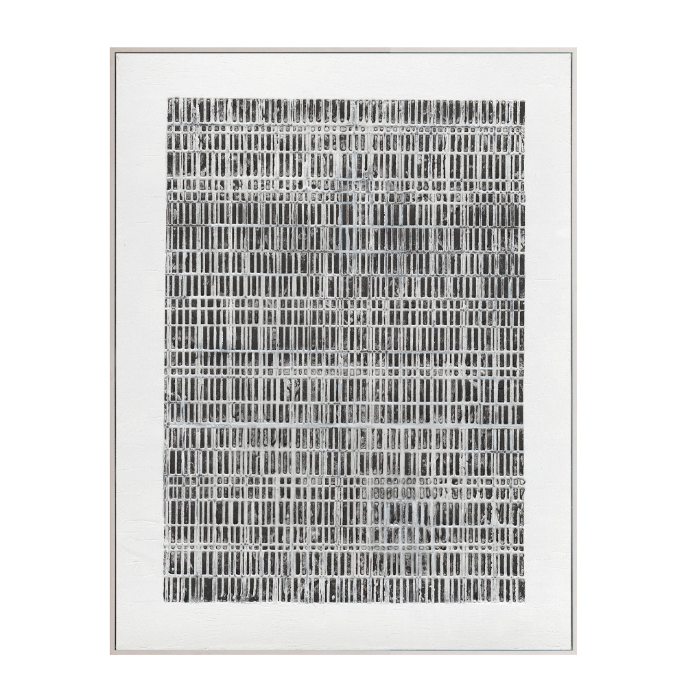 SOMETIMES ΠΙΝΑΚΑΣ ΔΙΑΚΟΣΜΗΣΗΣ 90x120x5cm ΚΑΜΒΑΣ ΛΕΥΚΟ ΜΑΥΡΟ ΞΥΛΟ ΛΕΥΚΟ