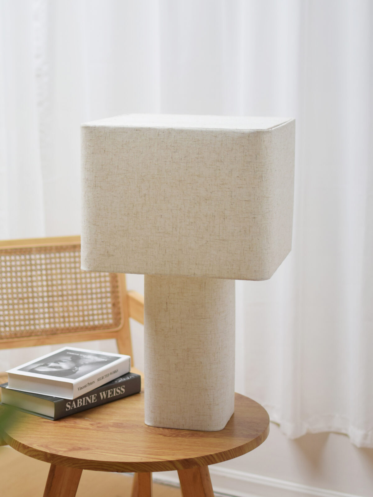 LIN ΦΩΤΙΣΤΙΚΟ ΕΠΙΤΡΑΠΕΖΙΟ 33x25x58cm ΛΙΝΟ ΜΠΕΖ - Image 2