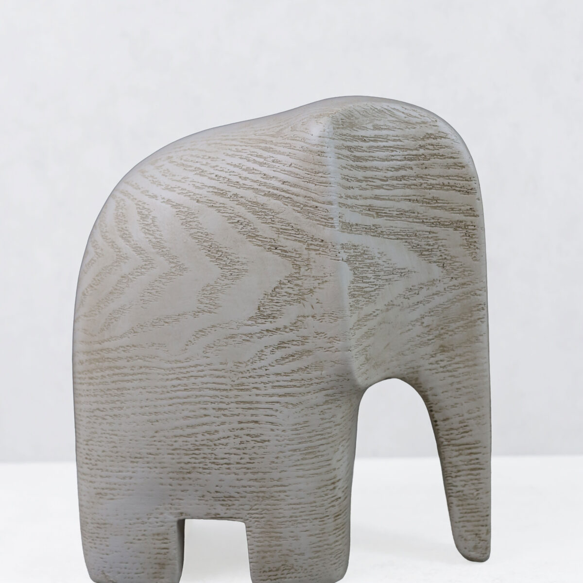 ZAMBIA.2 ΔΙΑΚΟΣΜΗΤΙΚΟ ΕΛΕΦΑΝΤΑΣ 16.5x9x18cm POLYRESIN ΜΠΕΖ