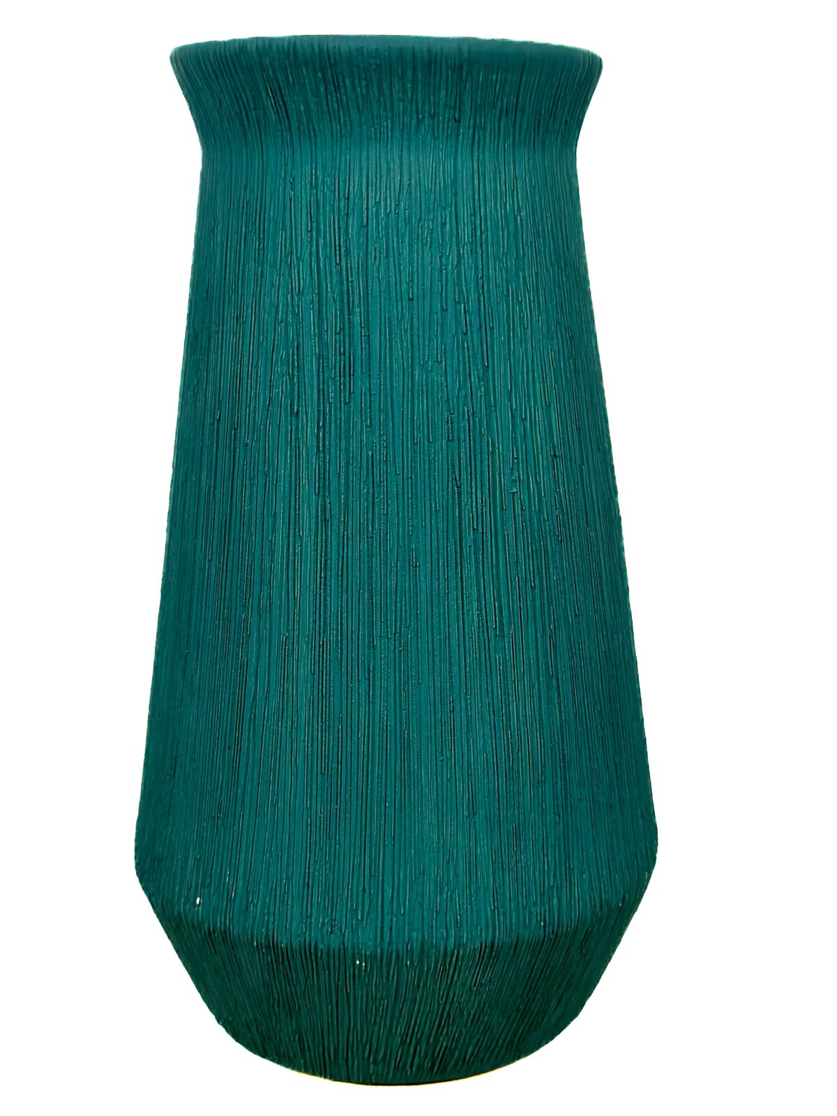 Κεραμικό Βάζο 11Χ20 cm Σκούρο Πράσινο - Image 1