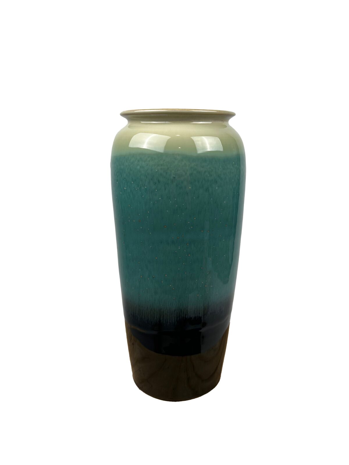 Βάζο Κεραμικό Λευκό-Μπλε Φ 15Χ30 cm - Image 1