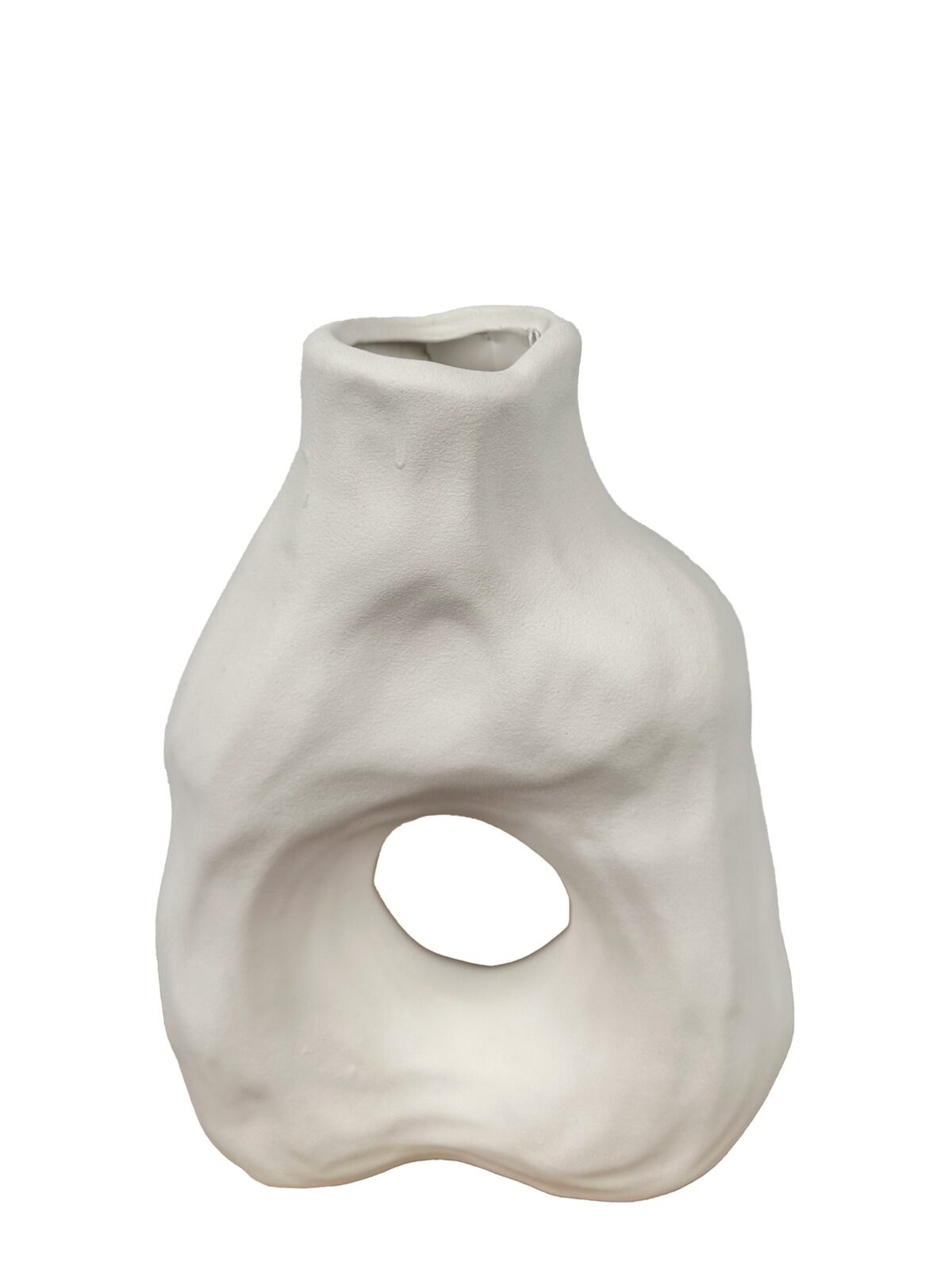 Κεραμικό Βάζο 18Χ8Χ24,5 cm Λευκό - Image 1