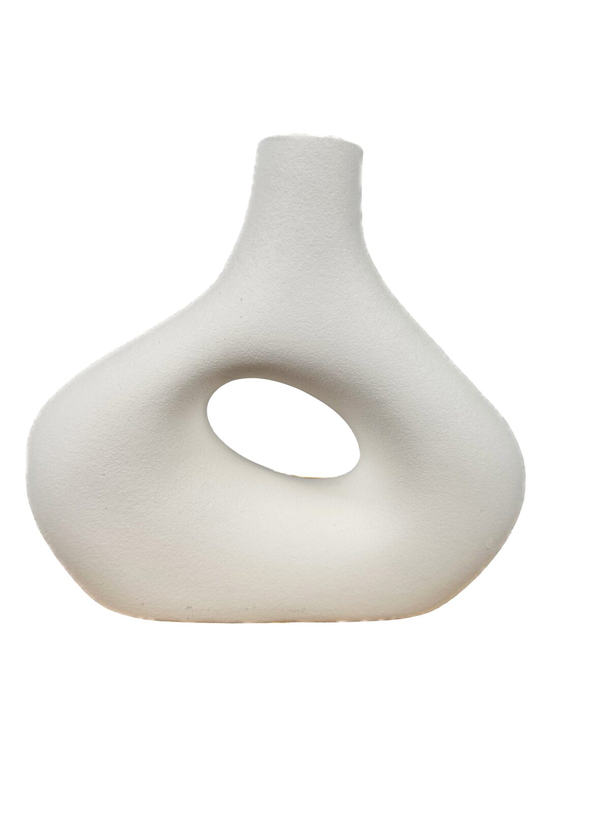 Κεραμικό Βάζο 23Χ8Χ20 cm Λευκό - Image 1