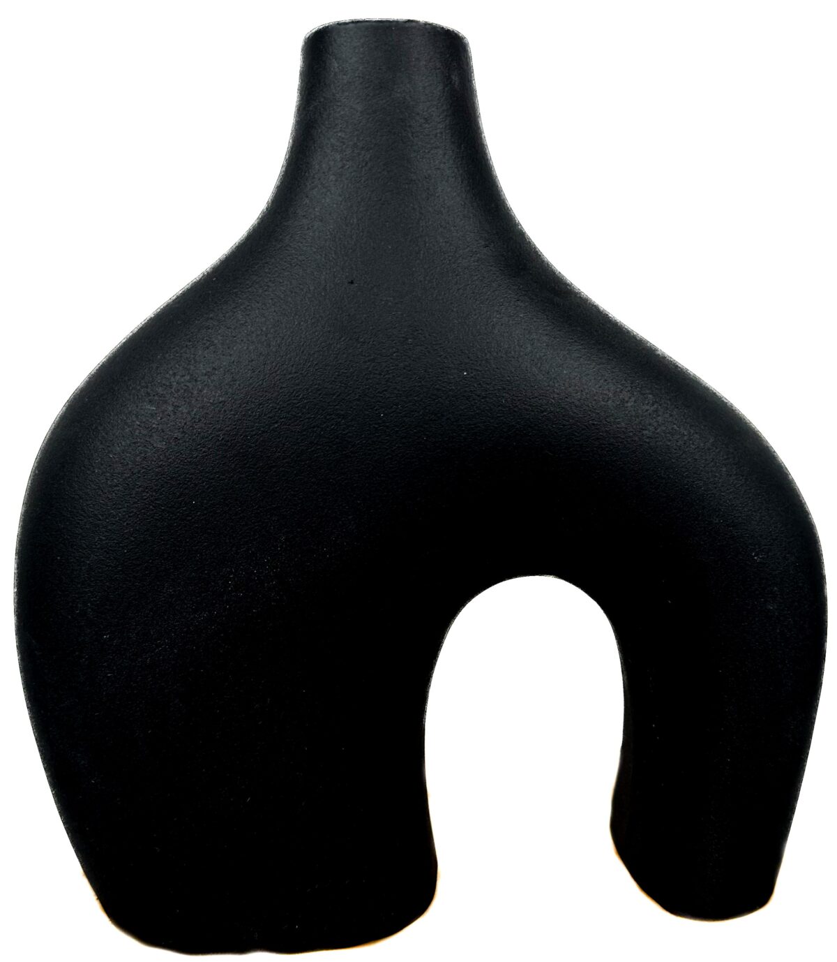 Κεραμικό Βάζο 30Χ10,5Χ30,5 cm Μαύρο - Image 1