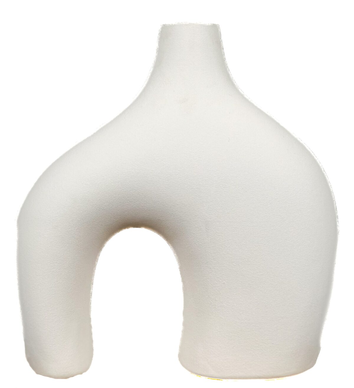 Κεραμικό Βάζο 30Χ10,5Χ30,5 cm Λευκό - Image 1