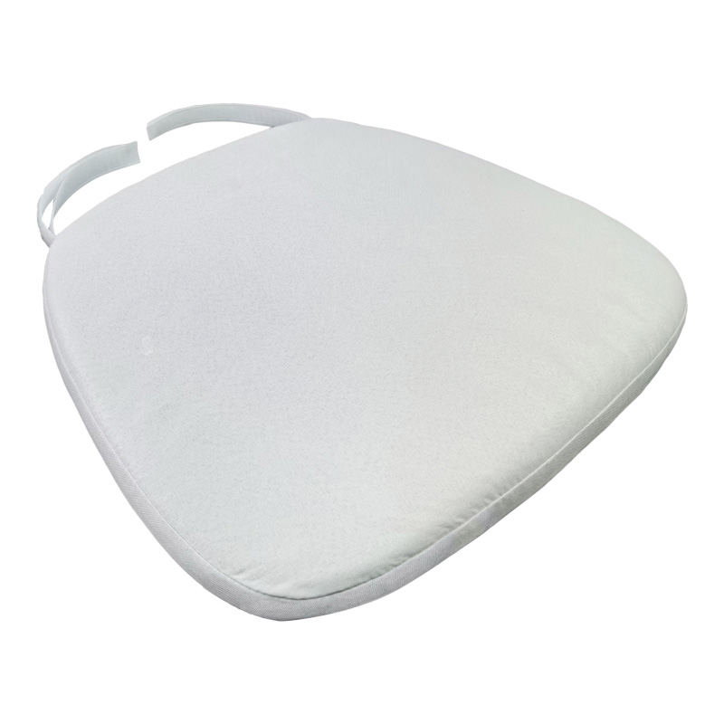 Μαξιλάρι αδιάβροχο Tiffany I  ύφασμα σε λευκή απόχρωση 39.5x38x2.5εκ