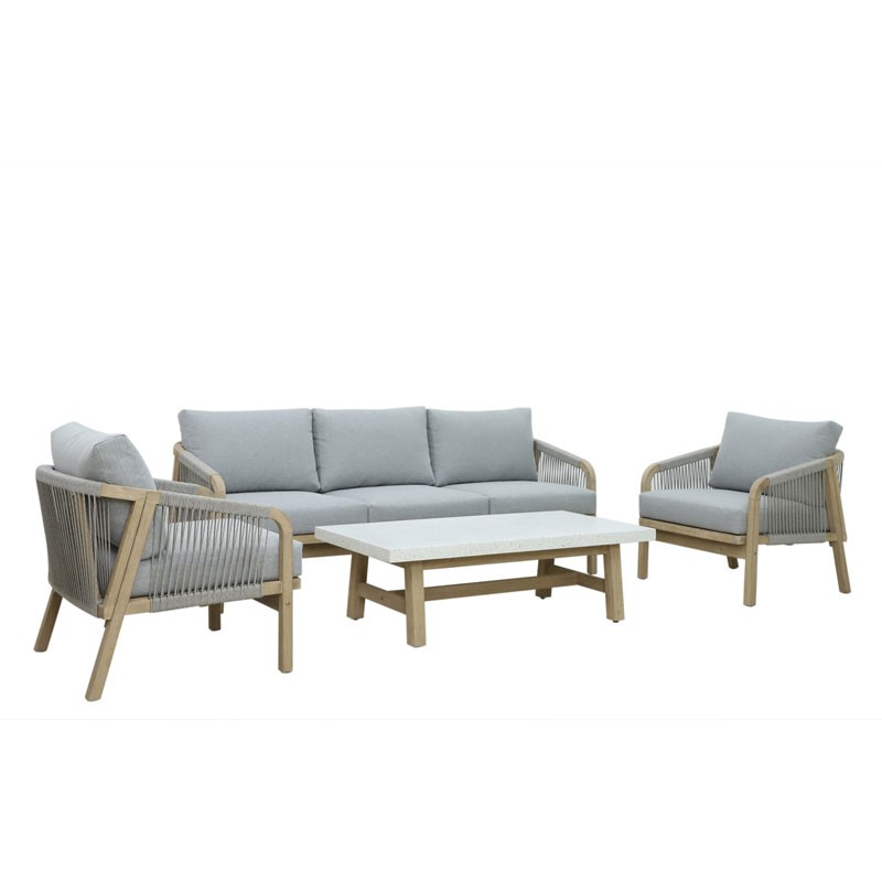 Σετ Τραπεζαρίας Valencia 9Τμχ Ξύλο Ακακίας