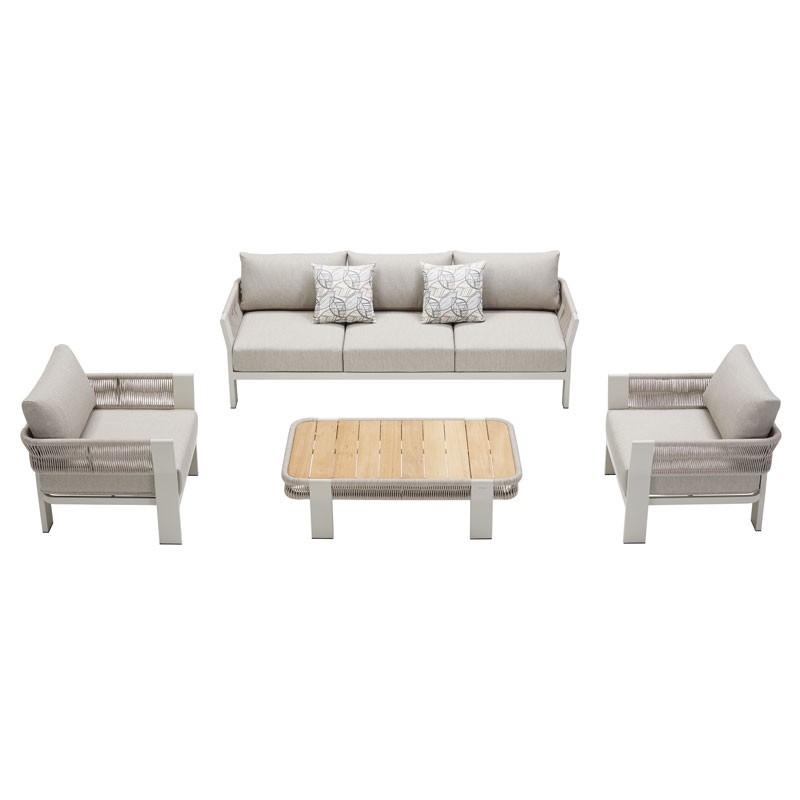 Σετ Καθιστικού Borromeo 4Τμχ Taupe