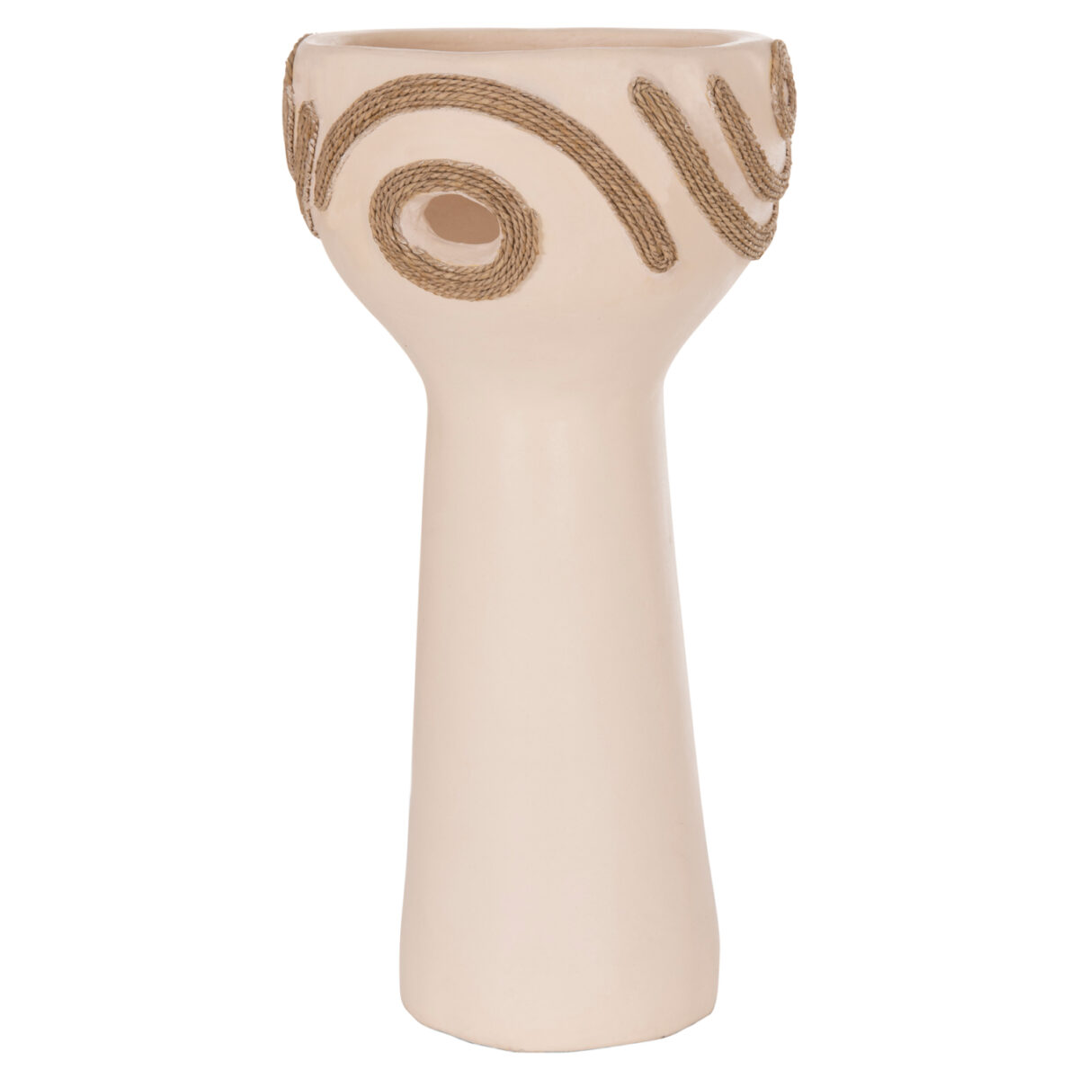 ΕΠΙΤΡΑΠΕΖΙΟ ΔΙΑΚΟΣΜΗΤΙΚΟ DEAN HM4679.02 ΚΡΕΜ ΤΕΡΑΚΟΤΑ & ΣΧΟΙΝΙ AGEL Φ18x35Υεκ - Image 7