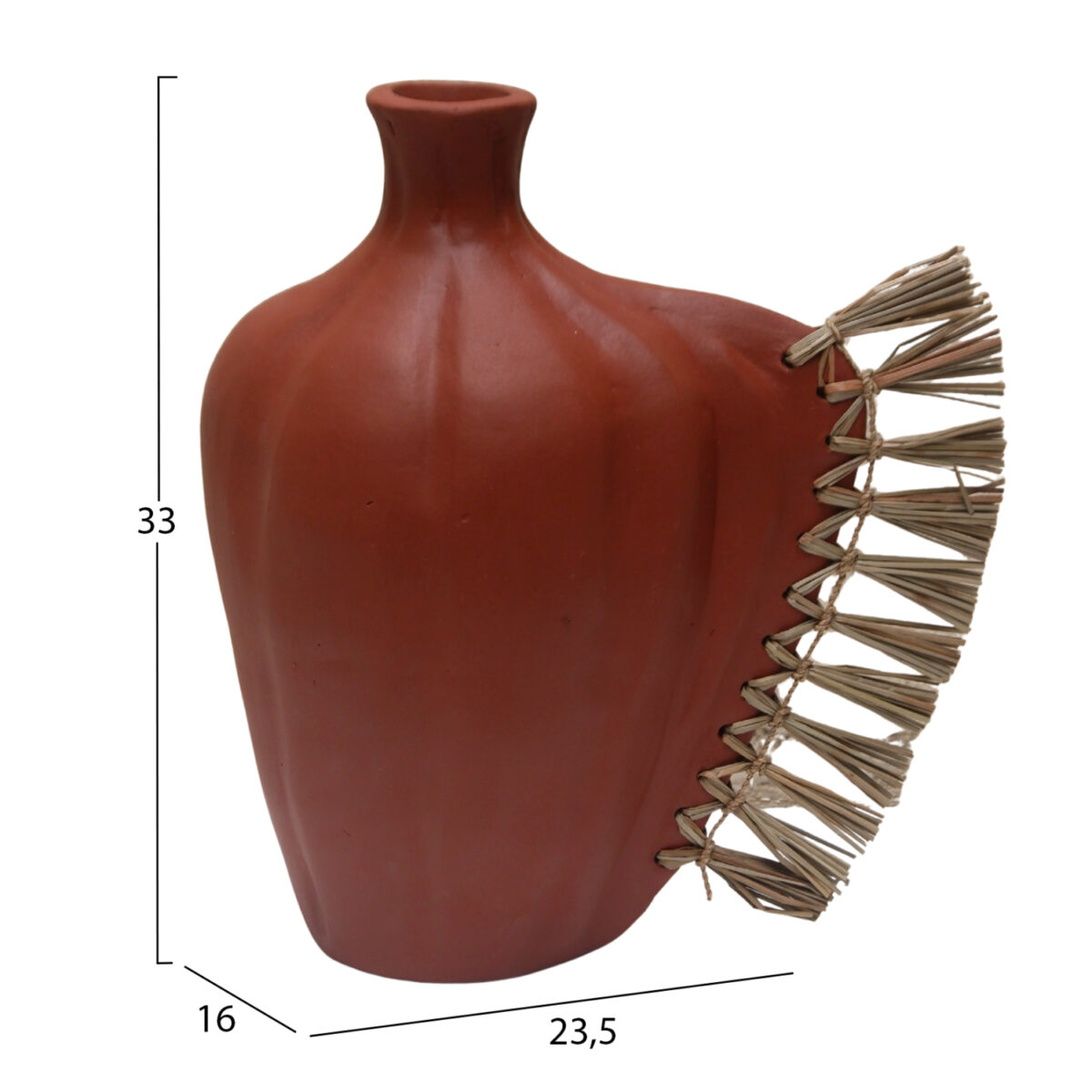 ΕΠΙΤΡΑΠΕΖΙΟ ΔΙΑΚΟΣΜΗΤΙΚΟ JEBB HM4689.08 ΦΥΣΙΚΗ ΤΕΡΑΚΟΤΑ & GRASS--23.5x16x33Υεκ. - Image 2