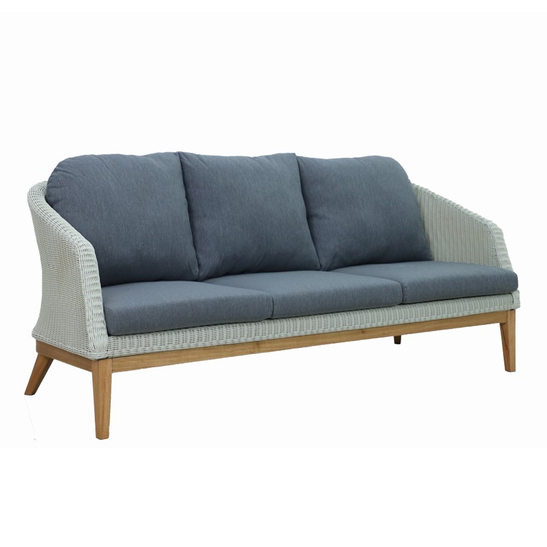 Καναπές Τριθέσιος Estelle Αλουμινίου