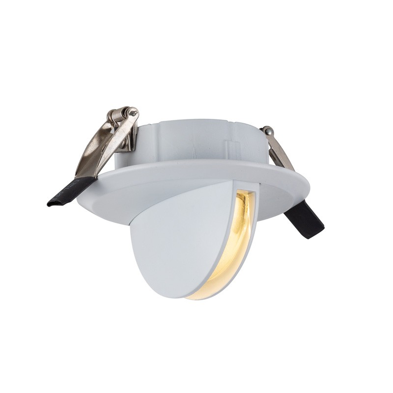 Σποτ Χωνευτό Περιμετρικό Εξωτερικού Χώρου Hal Λευκό Led 7W