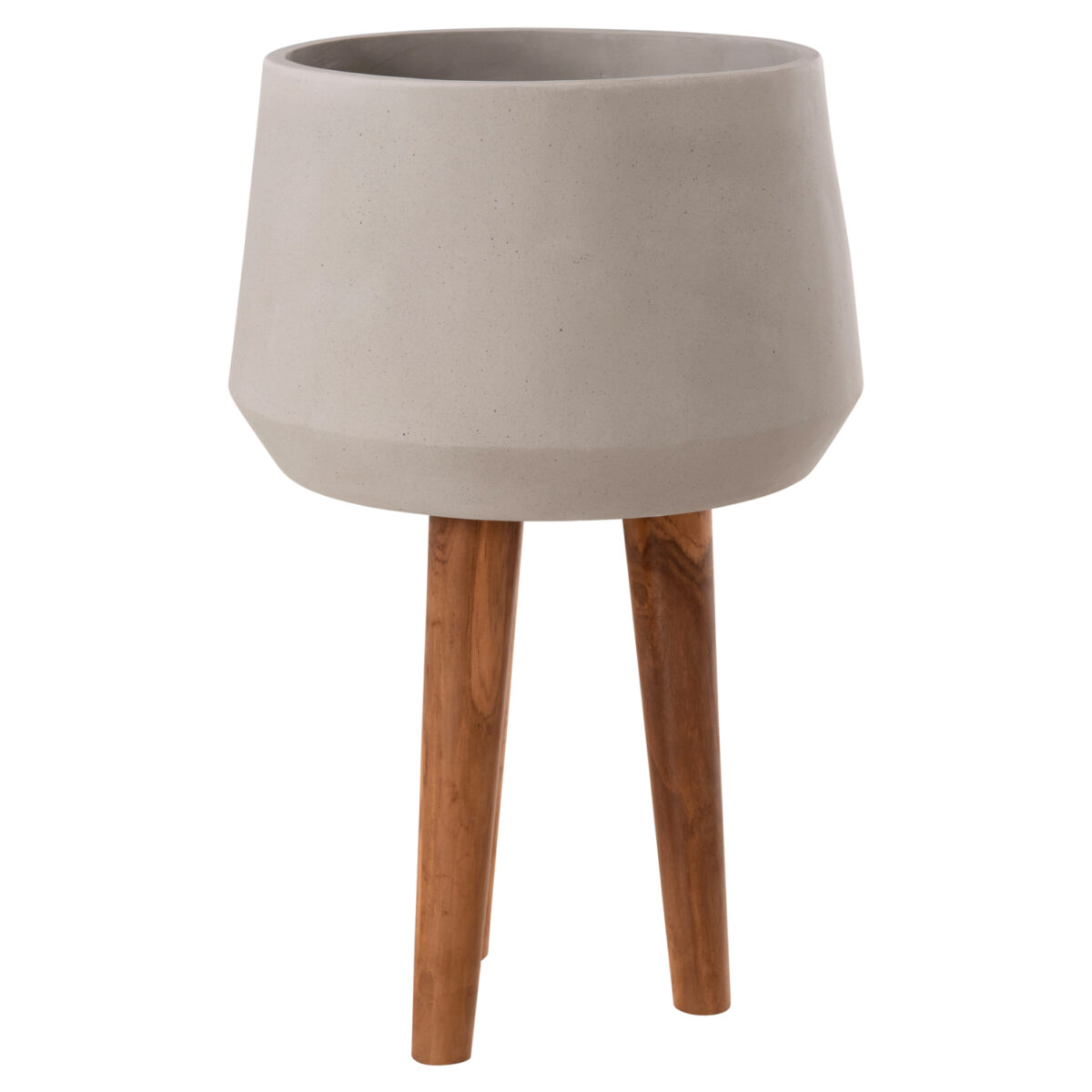 ΓΛΑΣΤΡΑ ΕΣΩΤ.ΧΩΡΟΥ QUAN HM4680.03L FIBER CEMENT ΓΚΡΙ--ΒΑΣΗ TEAK Φ38x62Υεκ - Image 4