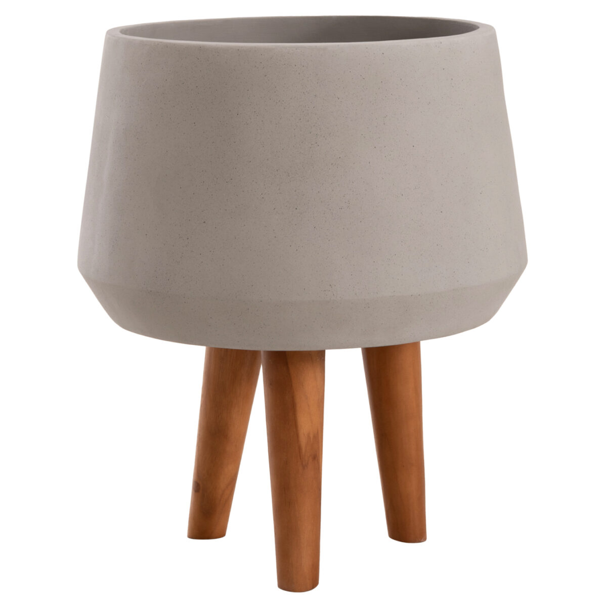 ΓΛΑΣΤΡΑ ΕΣΩΤ.ΧΩΡΟΥ QUAN HM4680.03M FIBER CEMENT ΓΚΡΙ--ΒΑΣΗ TEAK Φ35x50Υεκ