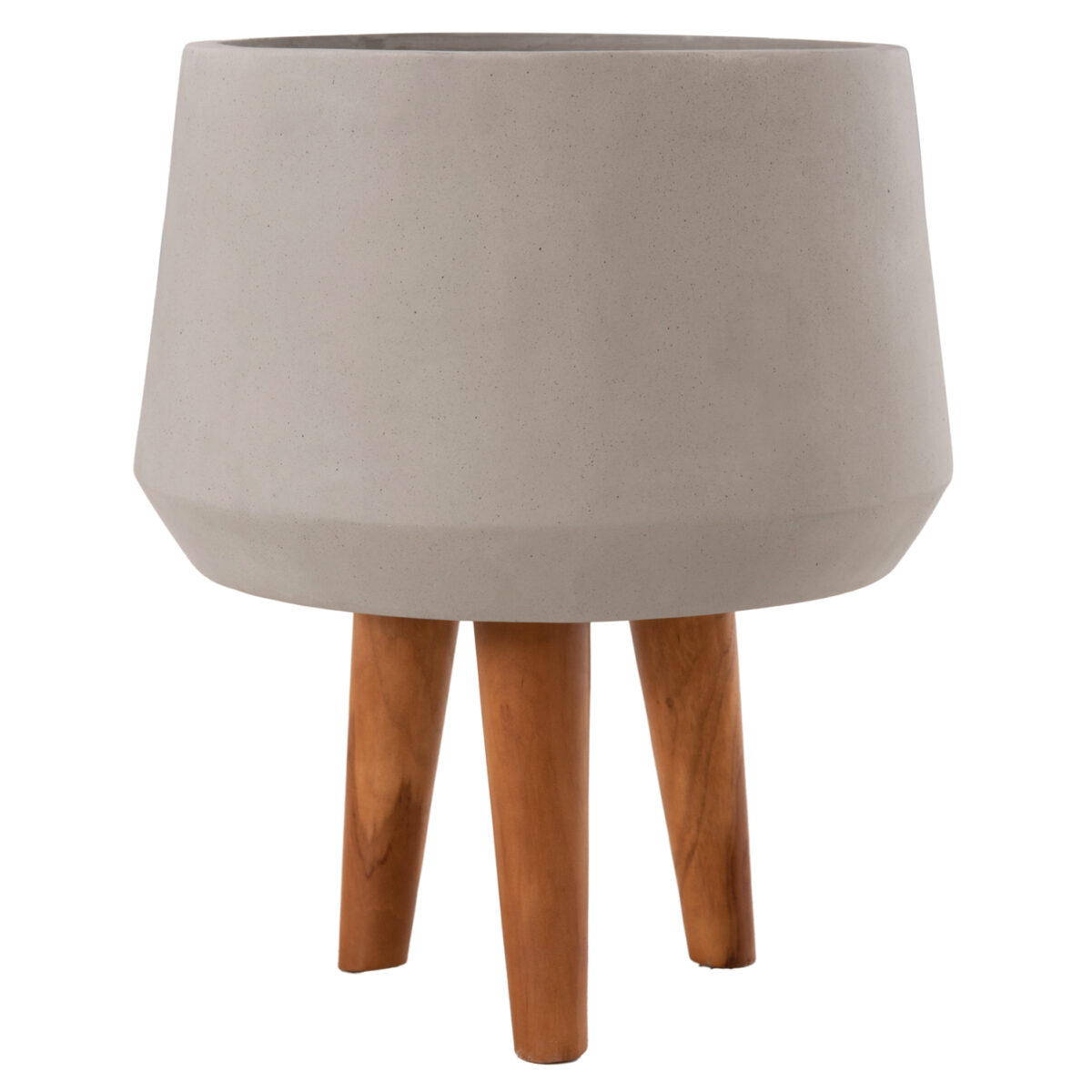 ΓΛΑΣΤΡΑ ΕΣΩΤ.ΧΩΡΟΥ QUAN HM4680.03M FIBER CEMENT ΓΚΡΙ--ΒΑΣΗ TEAK Φ35x50Υεκ - Image 4