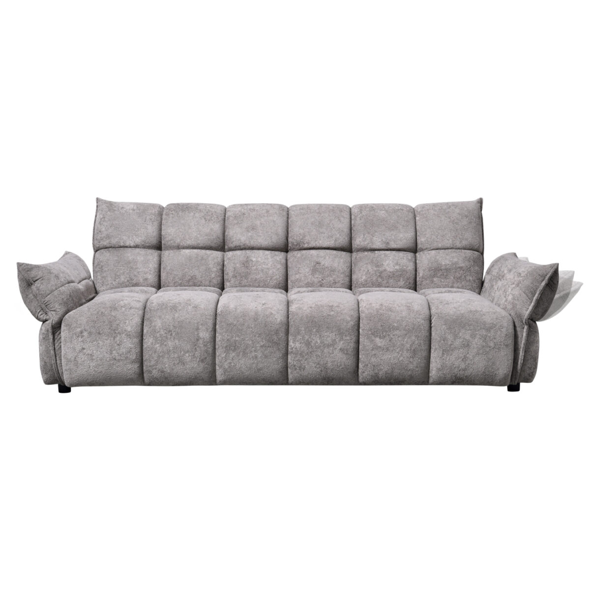 ΚΑΝΑΠΕΣ ΚΡΕΒΑΤΙ MELU HM3314.01 ΓΚΡΙ ΥΦΑΣΜΑ--ΚΑΘΙΣΜΑ POCKET SPRINGS 240-250x90x85Υεκ. - Image 4