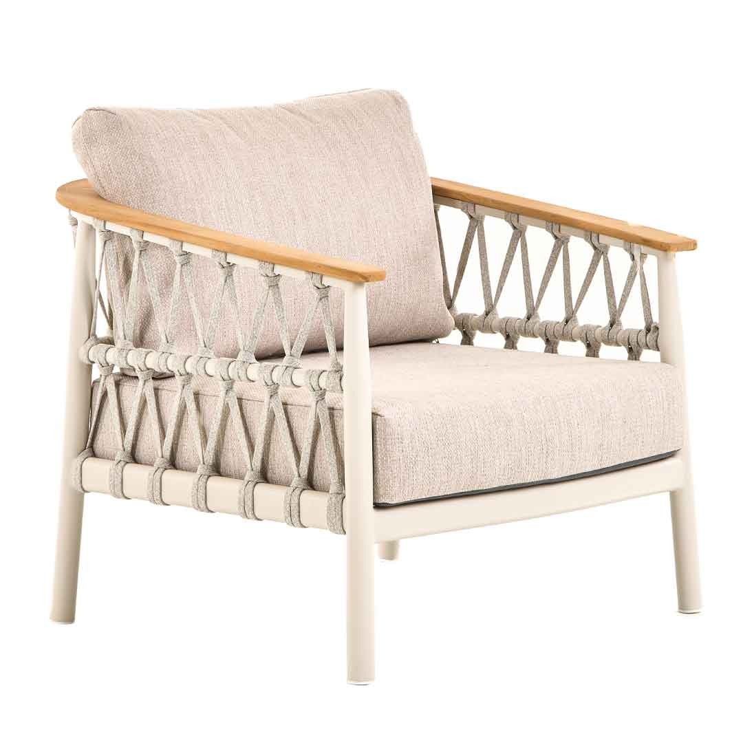 Πολυθρόνα lounge Lola Αλουμινίου Οranon