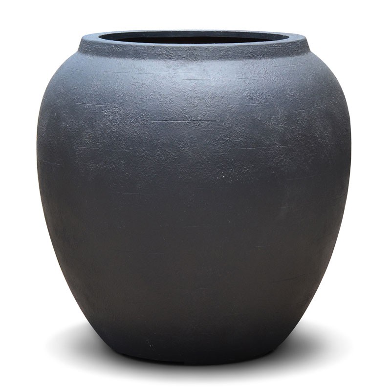 Κασπώ Low Jar Black D55x55cm