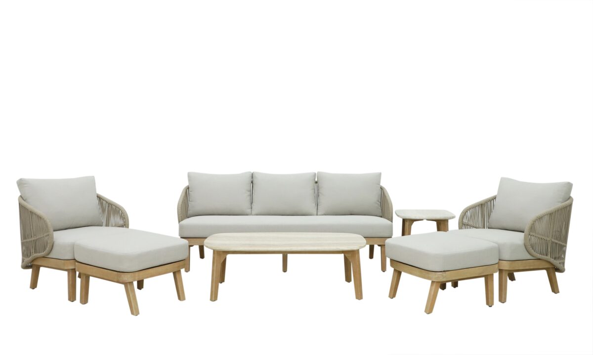 Σετ Καθιστικού Bali 4Τμχ Ξύλο Ακακίας - Image 1