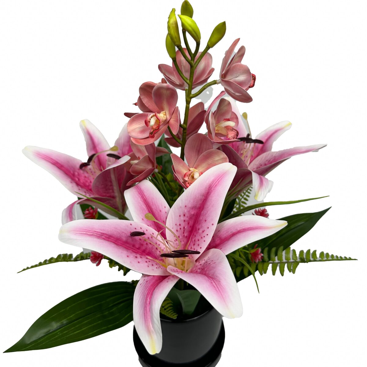 Τεχνητό Φυτό Λίλιουμ Ροζ