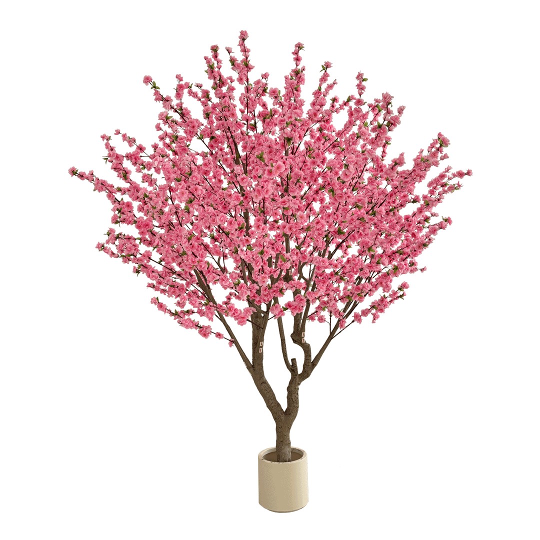 Τεχνητό Φυτό Ροδακινιά Ρόζ 250cm