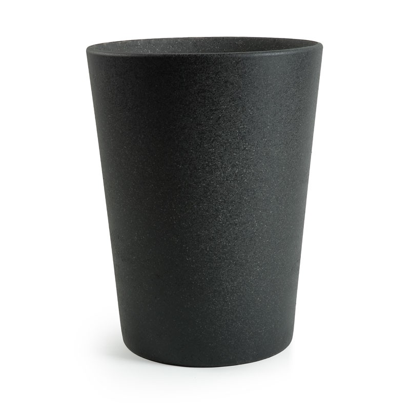 Κασπώ Κωνικό Fiber Cement Μαύρος Γρανίτης Φ45Χ50Η