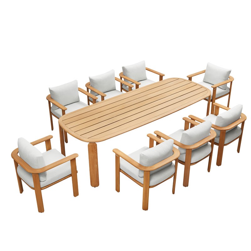 Σετ Τραπεζαρίας Pallisad 9Τμχ Teak