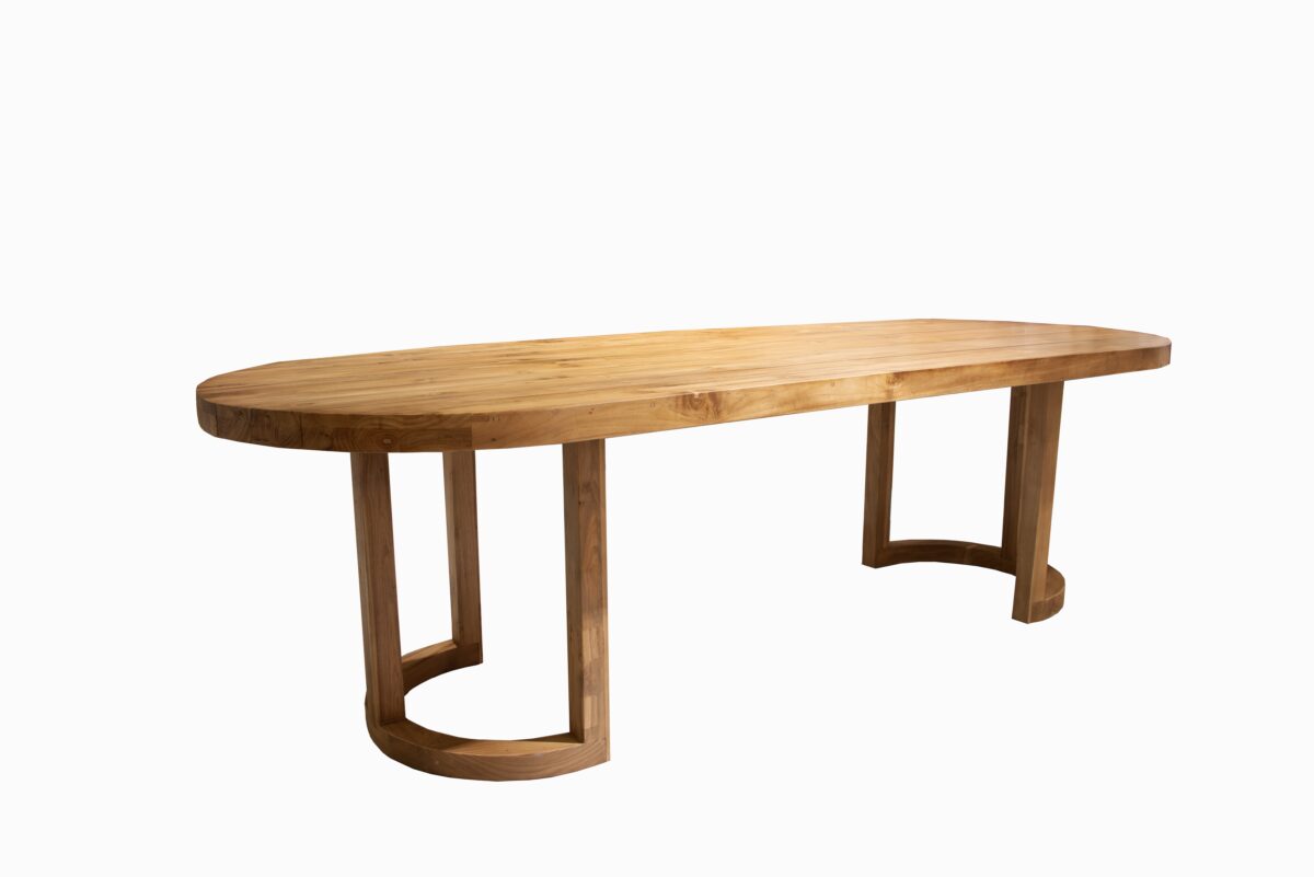 Τραπέζι Teak Pilar 260x105x75cm - Image 1