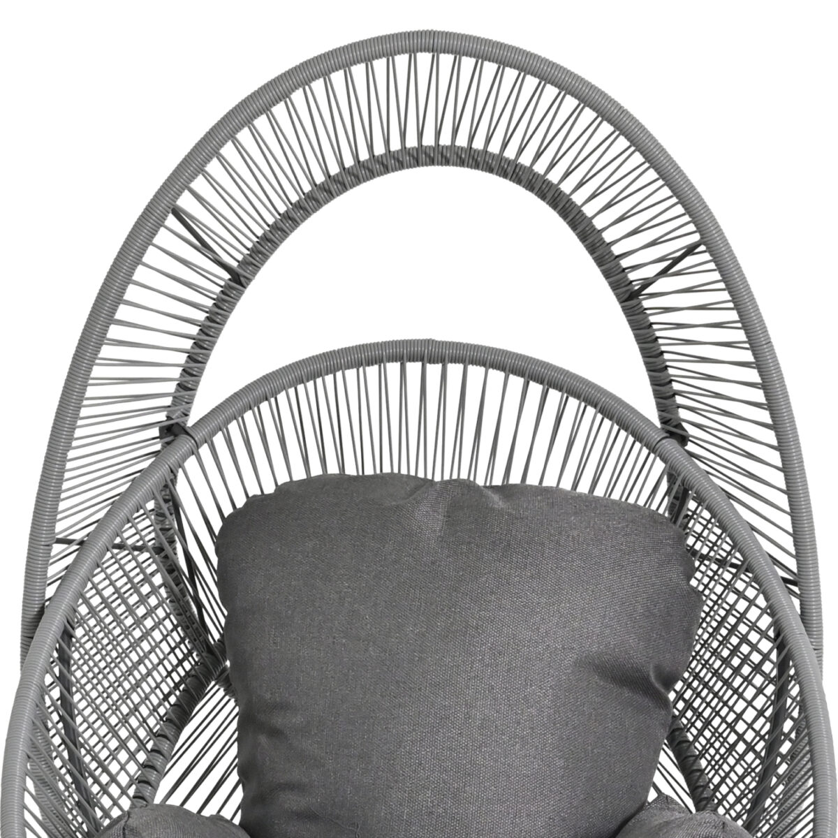 ΠΟΛΥΘΡΟΝΑ-ΦΩΛΙΑ RULER HM6506.01 ΓΚΡΙ ΜΕΤΑΛΛΟ-P.E.RATTAN-ΜΑΞΙΛΑΡΙΑ 90x85x154Υεκ - Image 7