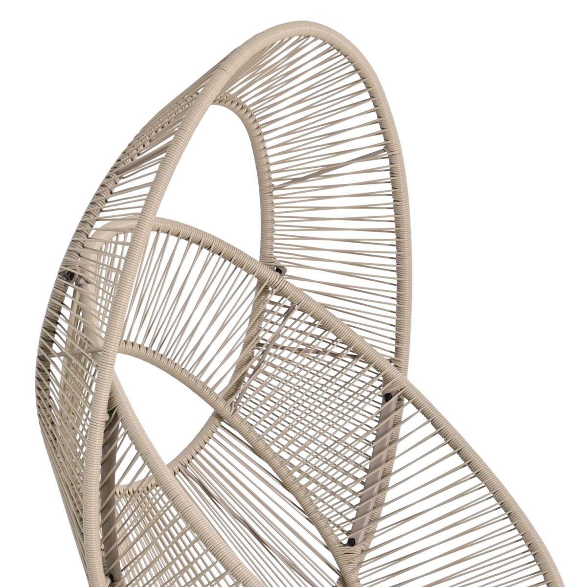 ΠΟΛΥΘΡΟΝΑ-ΦΩΛΙΑ RULER HM6506.02 ΜΟΚΑ ΜΕΤΑΛΛΟ-P.E.RATTAN--ΓΚΡΙ ΜΑΞΙΛΑΡΙΑ 90x85x154Υεκ - Image 6