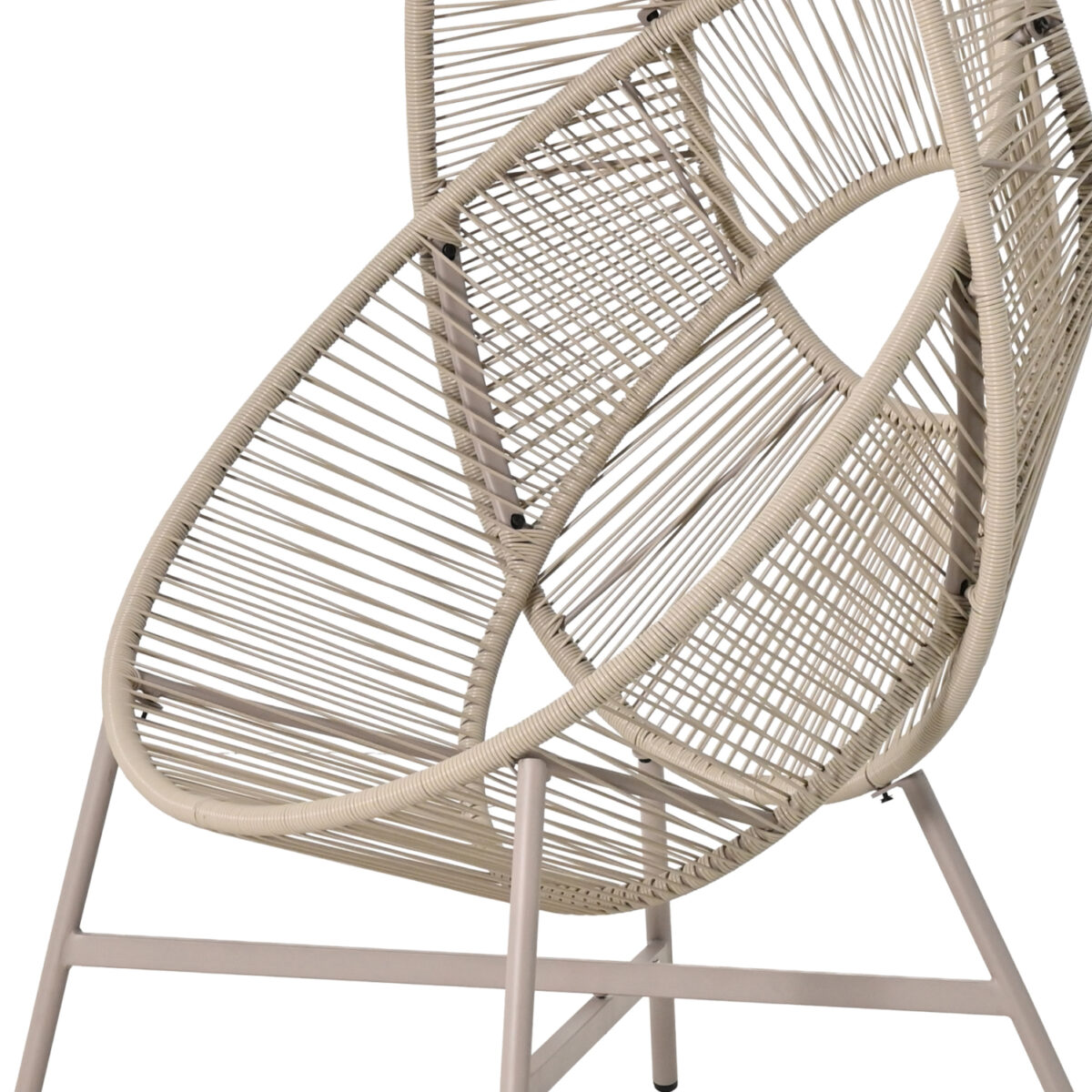 ΠΟΛΥΘΡΟΝΑ-ΦΩΛΙΑ RULER HM6506.02 ΜΟΚΑ ΜΕΤΑΛΛΟ-P.E.RATTAN--ΓΚΡΙ ΜΑΞΙΛΑΡΙΑ 90x85x154Υεκ - Image 7