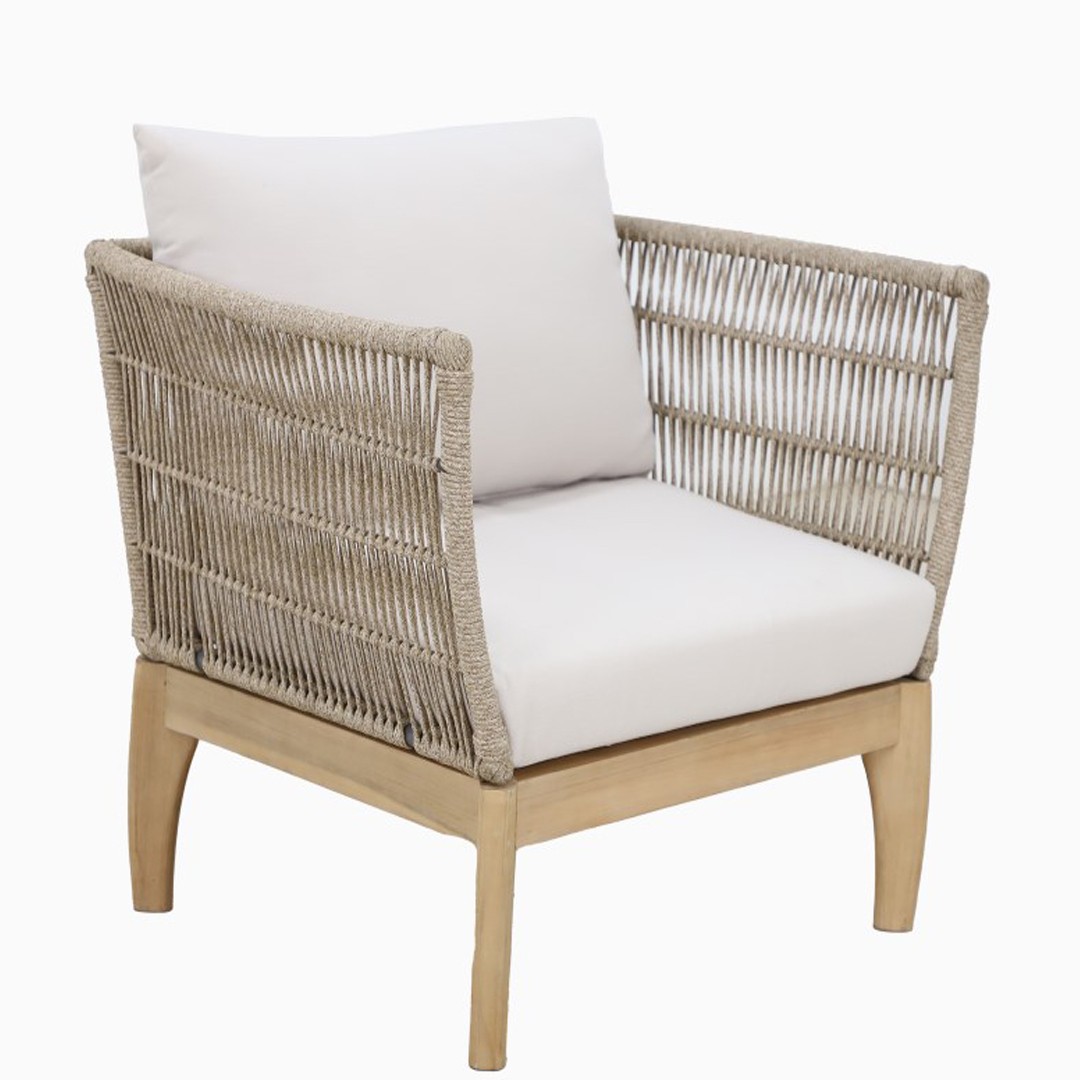 Πολυθρόνα lounge River Ξύλο Ακακίας
