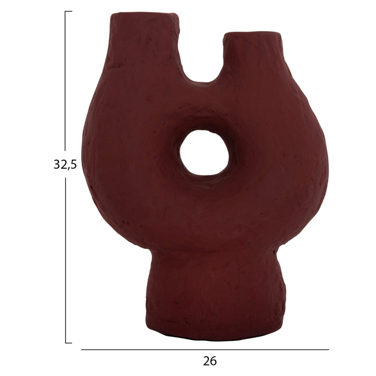 ΣΕΤ 2ΤΜΧ ΕΠΙΤΡΑΠΕΖΙΑ ΔΙΑΚΟΣΜΗΤΙΚΑ ΒΑΖΑ NAMENTIS HM21143.01 ΤΕΡΑΚΟΤΑ ΛΕΥΚΟ/ΒΥΣΣΙΝΙ - Image 3