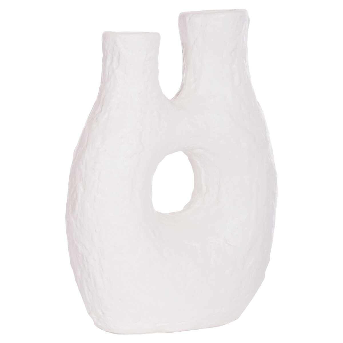 ΣΕΤ 2ΤΜΧ ΕΠΙΤΡΑΠΕΖΙΑ ΔΙΑΚΟΣΜΗΤΙΚΑ ΒΑΖΑ NAMENTIS HM21143.01 ΤΕΡΑΚΟΤΑ ΛΕΥΚΟ/ΒΥΣΣΙΝΙ - Image 7