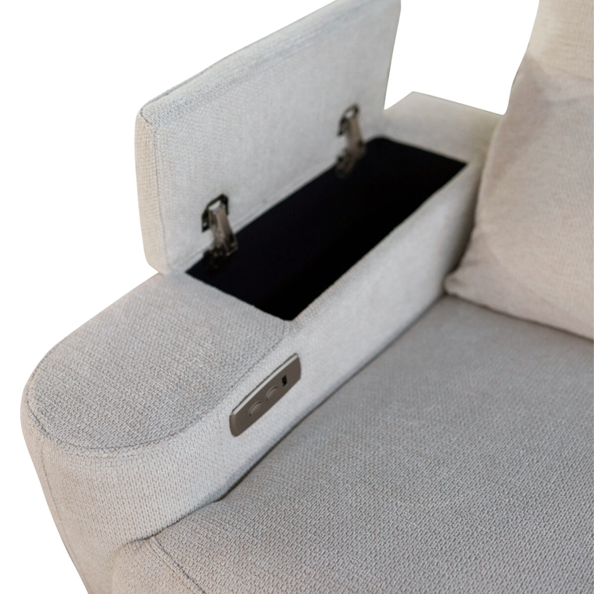 ΣΕΤ ΚΑΝΑΠΕΣ-ΠΟΛΥΘΡΟΝΑ RELAX SYNTHIA HM10736.01 ΜΠΕΖ ΥΦΑΣΜΑ-ΗΛ.ΑΝΑΚΛΙΣΗ [R] - Image 7