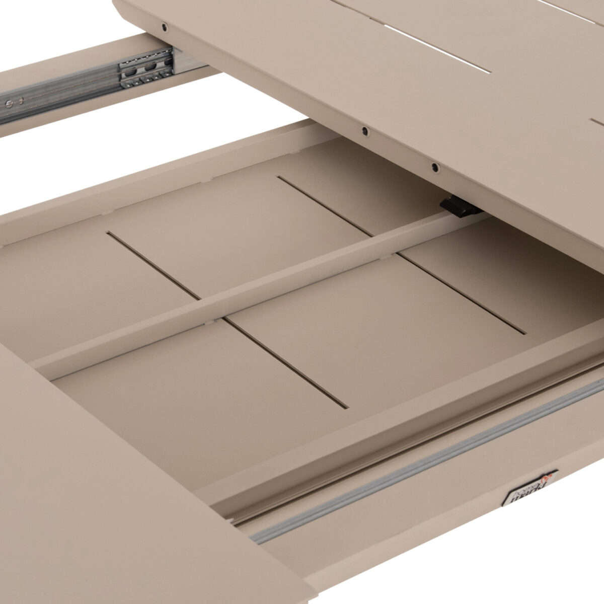 ΣΕΤ ΤΡΑΠΕΖΑΡΙΑΣ ΕΞ.ΧΩΡΟΥ 6 ΘΕΣΕΩΝ ELARA HM10726.05 ΜΠΕΖ ΑΛΟΥΜΙΝΙΟ-ΕΠΕΚΤΕΙΝΟΜΕΝΟ ΤΡΑΠΕΖΙ - Image 5