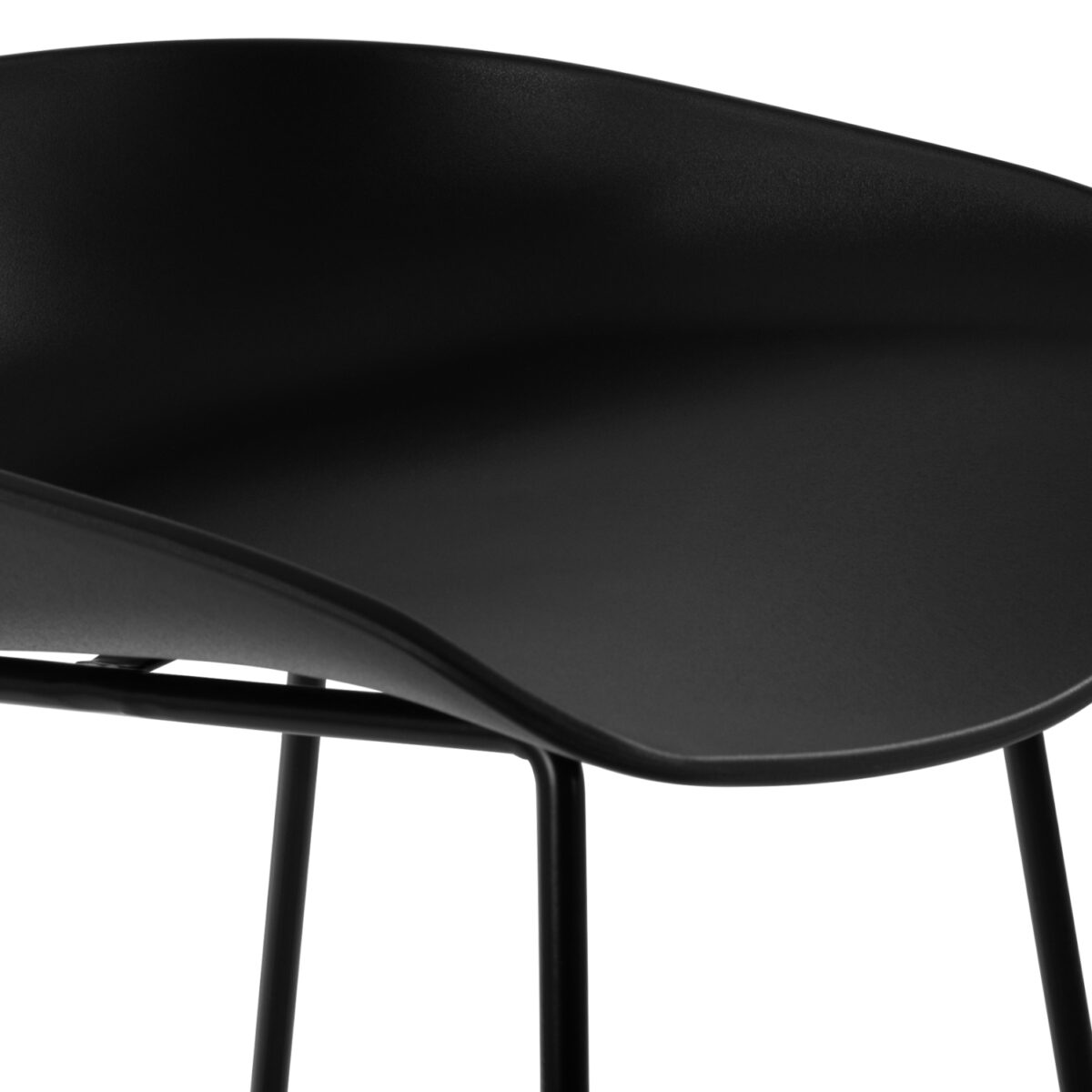 ΣΚΑΜΠΟ ΜΕΤΑΛΛΙΚΟ NAILA HM8450.02 ΜΕ ΚΑΘΙΣΜΑ PP ΜΑΥΡΟ 47x47x83 εκ. - Image 10