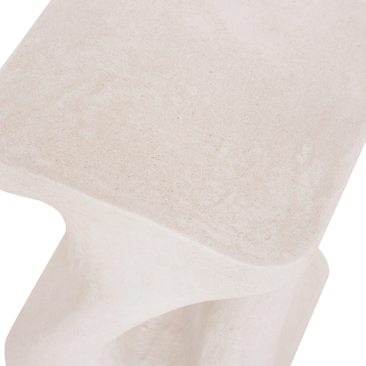 ΣΚΑΜΠΟ ΤΕΤΡΑΓΩΝΟ SANTORINI HM18337 ΠΟΛΥΡΗΤΙΝΗ--ΥΠΟΛΕΥΚΟ ΧΡΩΜΑ 30x30x45Yεκ - Image 9