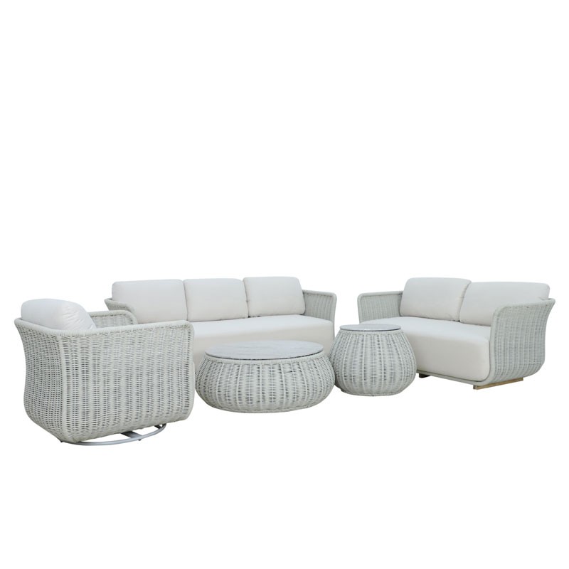 Σετ Καθιστικού Sundown 5Τμχ Αλουμινίου