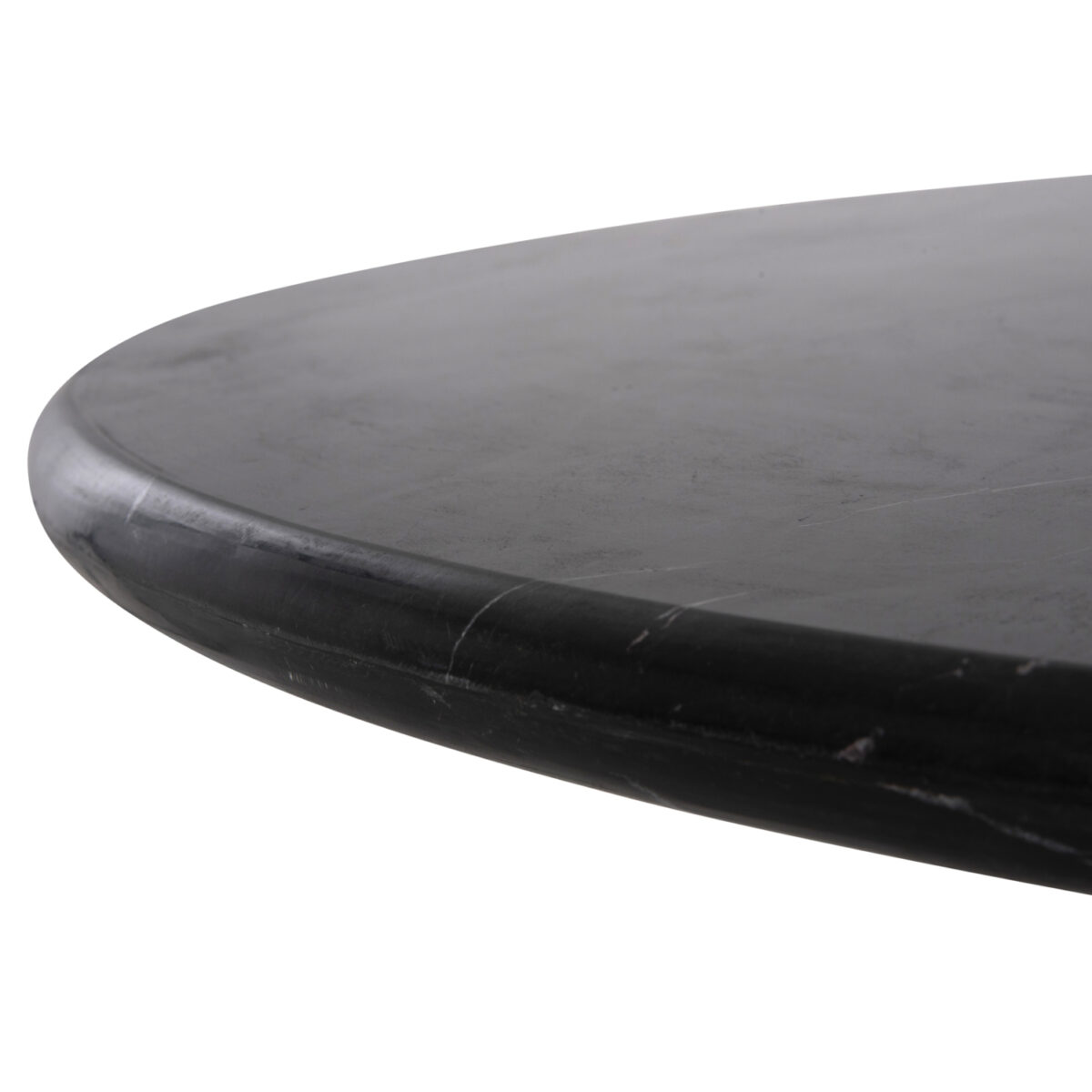 ΤΡΑΠΕΖΙ ΤΡΑΠΕΖΑΡΙΑΣ ΣΤΡΟΓΓΥΛΟ DRAXX HM9687 ΜΑΣΙΦ ΞΥΛΟ ΑΚΑΚΙΑΣ-ΕΠΙΦΑΝΕΙΑ ΜΑΥΡΟ ΜΑΡΜΑΡΟ Φ120x76Υεκ - Image 7