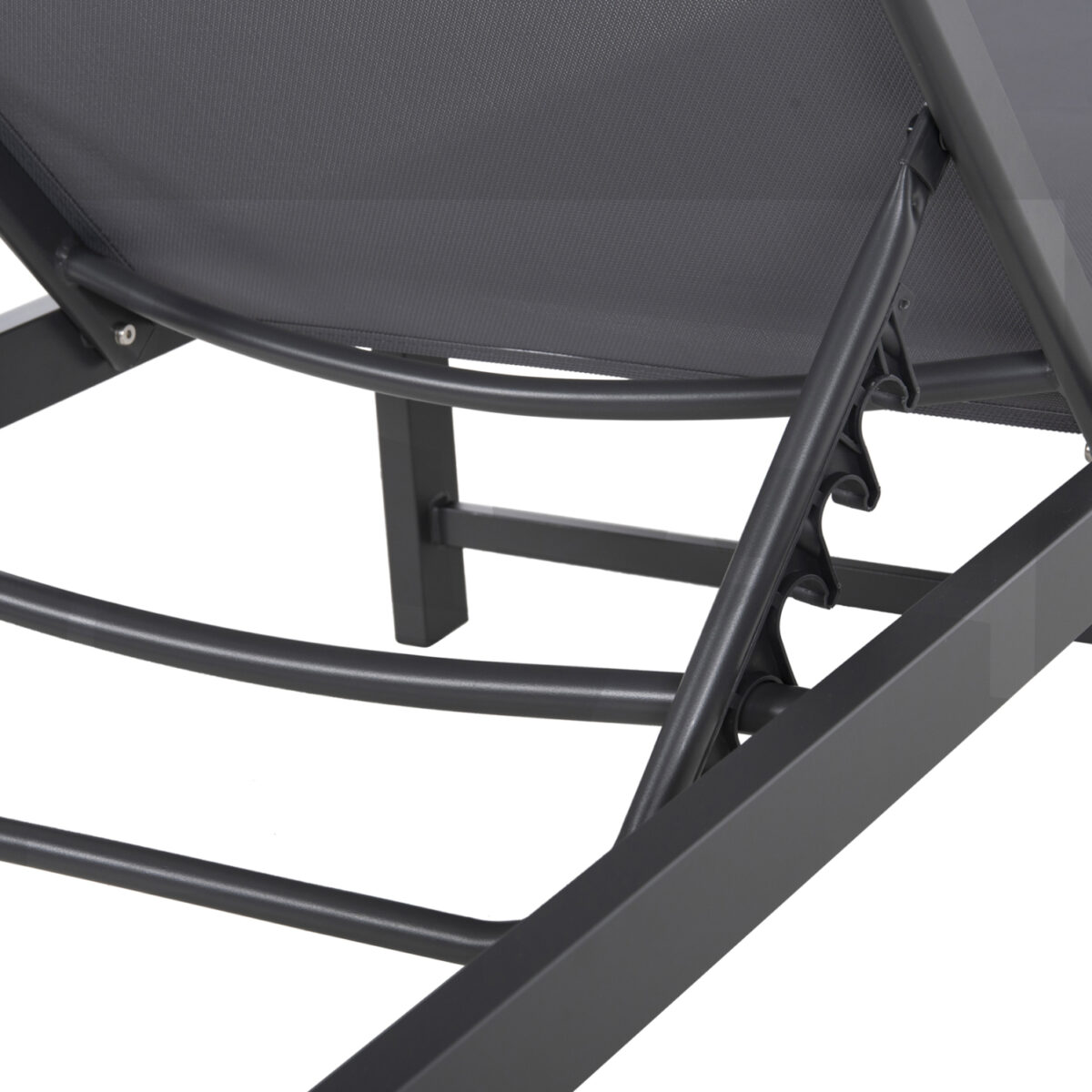 ΞΑΠΛΩΣΤΡΑ ΑΛΟΥΜΙΝΙΟΥ THATCHER HM5983.03 ΑΝΘΡΑΚΙ ΣΚΕΛΕΤΟΣ & TEXTILENE 196,5x64,5x92Υεκ - Image 7