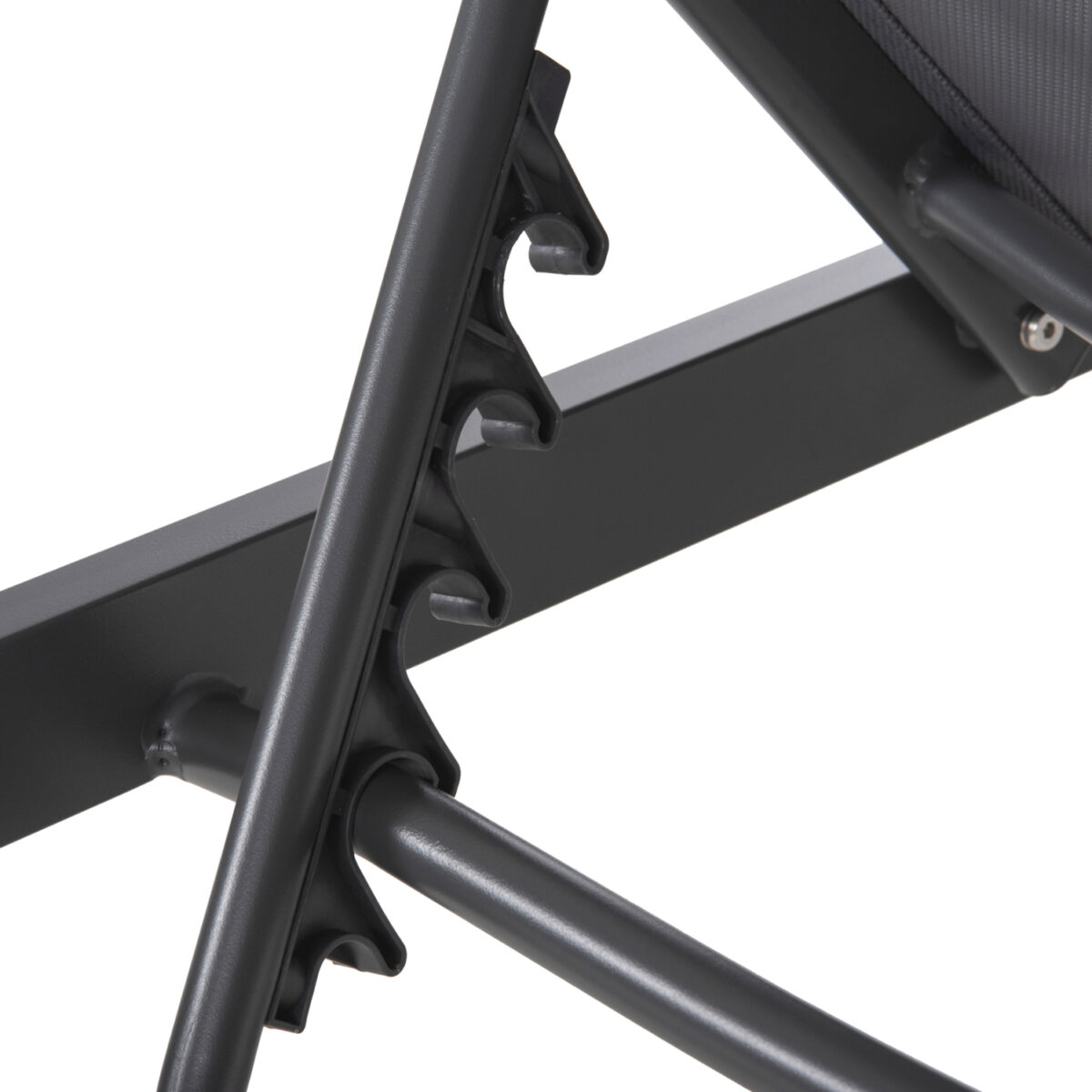 ΞΑΠΛΩΣΤΡΑ ΑΛΟΥΜΙΝΙΟΥ THATCHER HM5983.03 ΑΝΘΡΑΚΙ ΣΚΕΛΕΤΟΣ & TEXTILENE 196,5x64,5x92Υεκ - Image 8